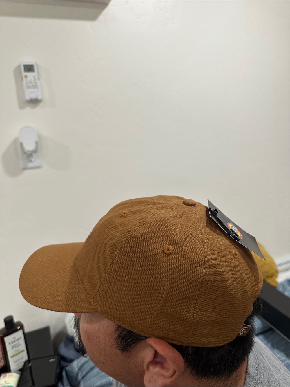 Dickies Woven Baseball Cap Brown NWT